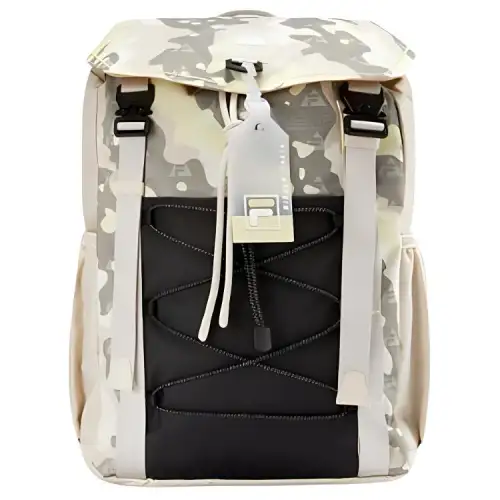 FILA Nylon Backpack Small Men's All Over Print