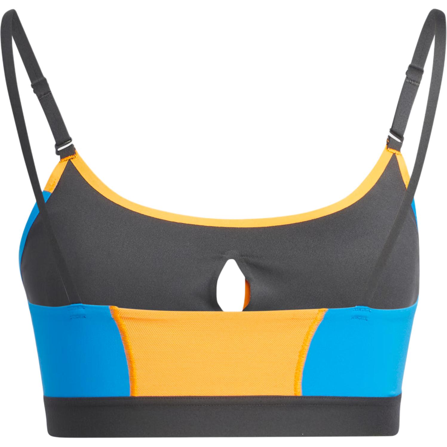 Adidas AEROIMPACT TRAINING BRA Sports Underwear Women’s Orange Yellow/Bright Blue/Carbon Black