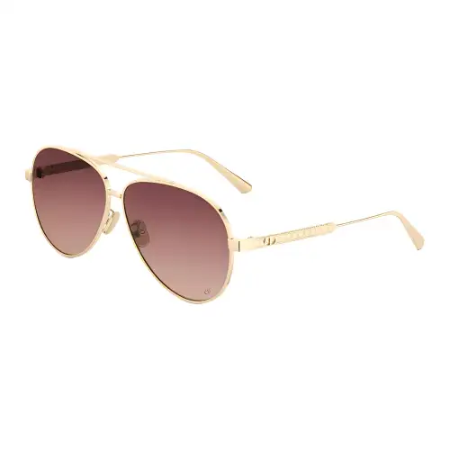 DIOR Aviator Sunglasses Unisex Gold