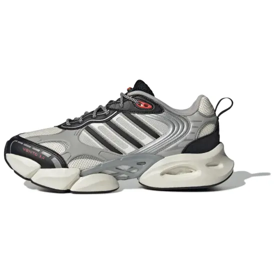 Adidas Running Shoes Men Low-Top Bright White/No. 1 Black/Light Gray