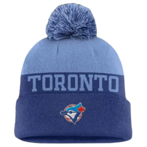 Nike Toronto Blue Jays Rewind Peak Men's Nike Mlb Cuffed Pom Beanie