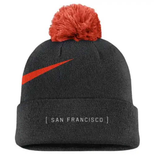 Nike San Francisco Giants Peak Men's Nike Mlb Cuffed Pom Beanie