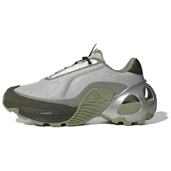 Adidas Edge Runner Running Shoes Unisex Low-Top Gray Green