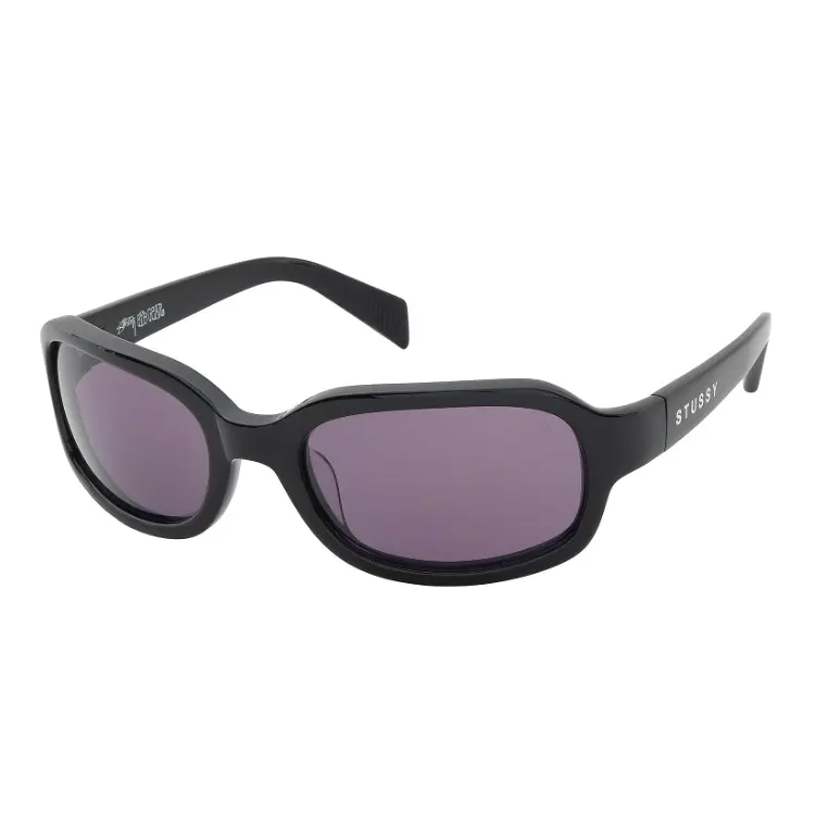 Stussy Acetate Rectangular Sunglasses Men's Black