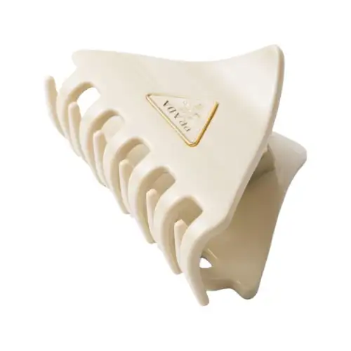 Prada logo-appliqué hair clip