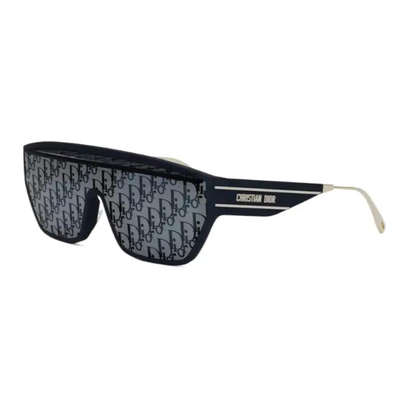 DIOR Plastic Irregular Shape Sunglasses Women's Black