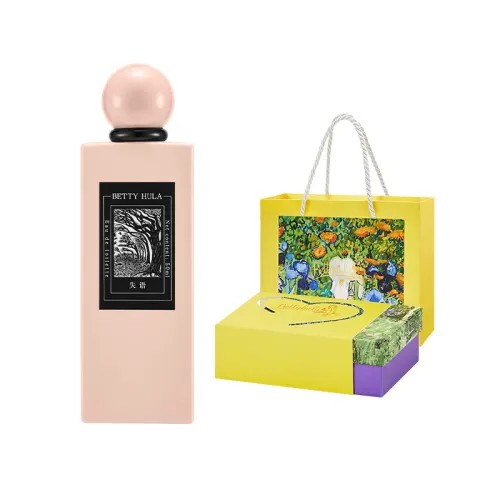 Betty Hula Design perfume, wooden floral fragrant lemon coffee gift box with jasmine, long-term effect, 50 ml