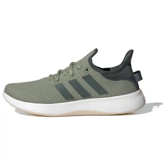 Adidas Cloudfoam Pure Running Shoes Women's Low-Top Green White