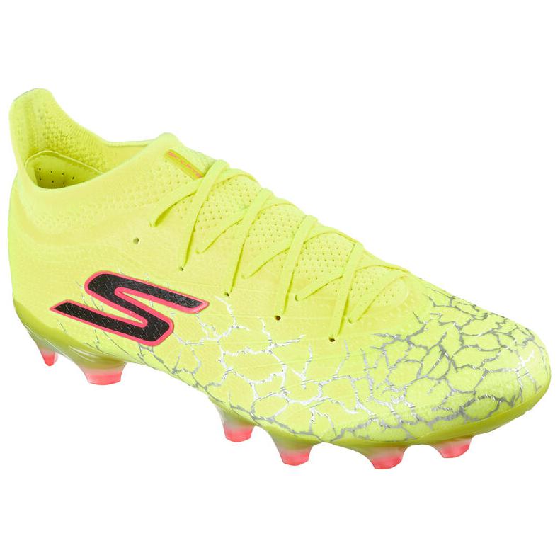 Skechers FG Firm Ground Soccer Shoes Unisex Yellow Black