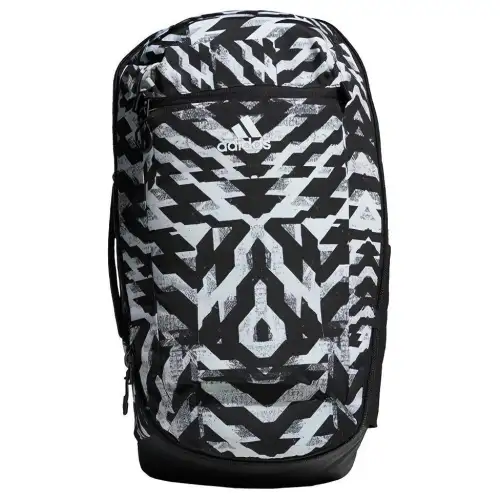 Adidas Polyester Backpack Regular Unisex Black White