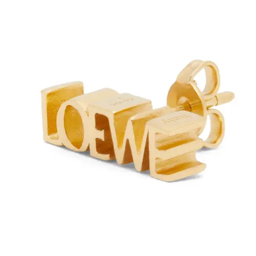 LOEWE Sterling Silver Earrings Women's Gold