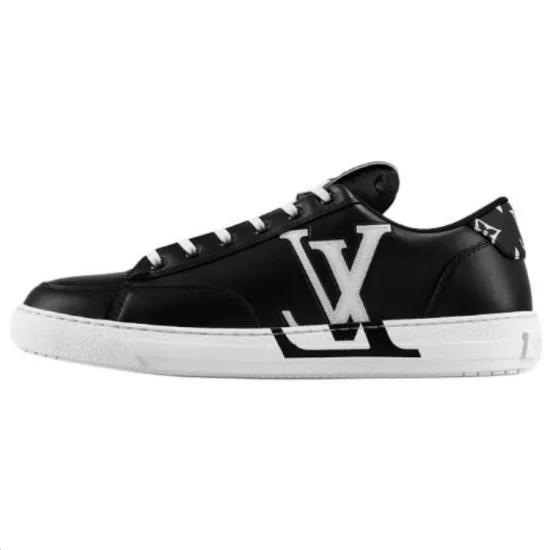 LOUIS VUITTON Charlie Skateboard Shoes Men Low-Top Black
