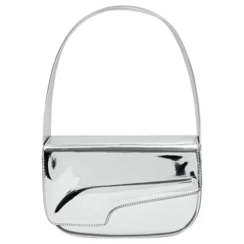 PUMA Polyester Underarm Shoulder Bag Women's Silver