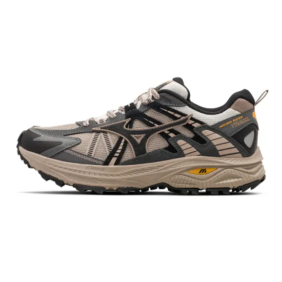 Mizuno Racer Trail Running Shoes Unisex Low-Top Light Brown/Dove Gray/Black