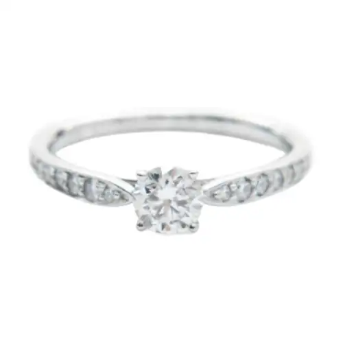 TIFFANY & CO. 10's Platinum Harmony Diamond Ring