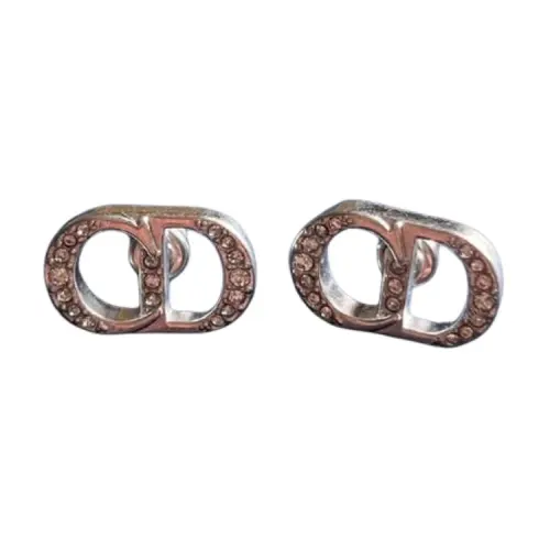 DIOR Sterling Silver Earrings Men's Silver