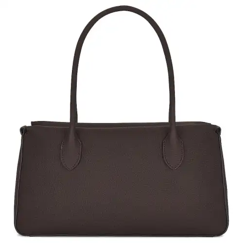THE ROW Calfskin Handbag, Shoulder Bag Regular Women's Coffee