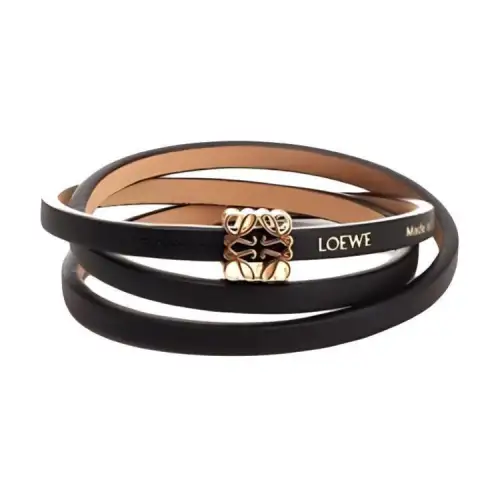 LOEWE Anagram Leather Bracelet