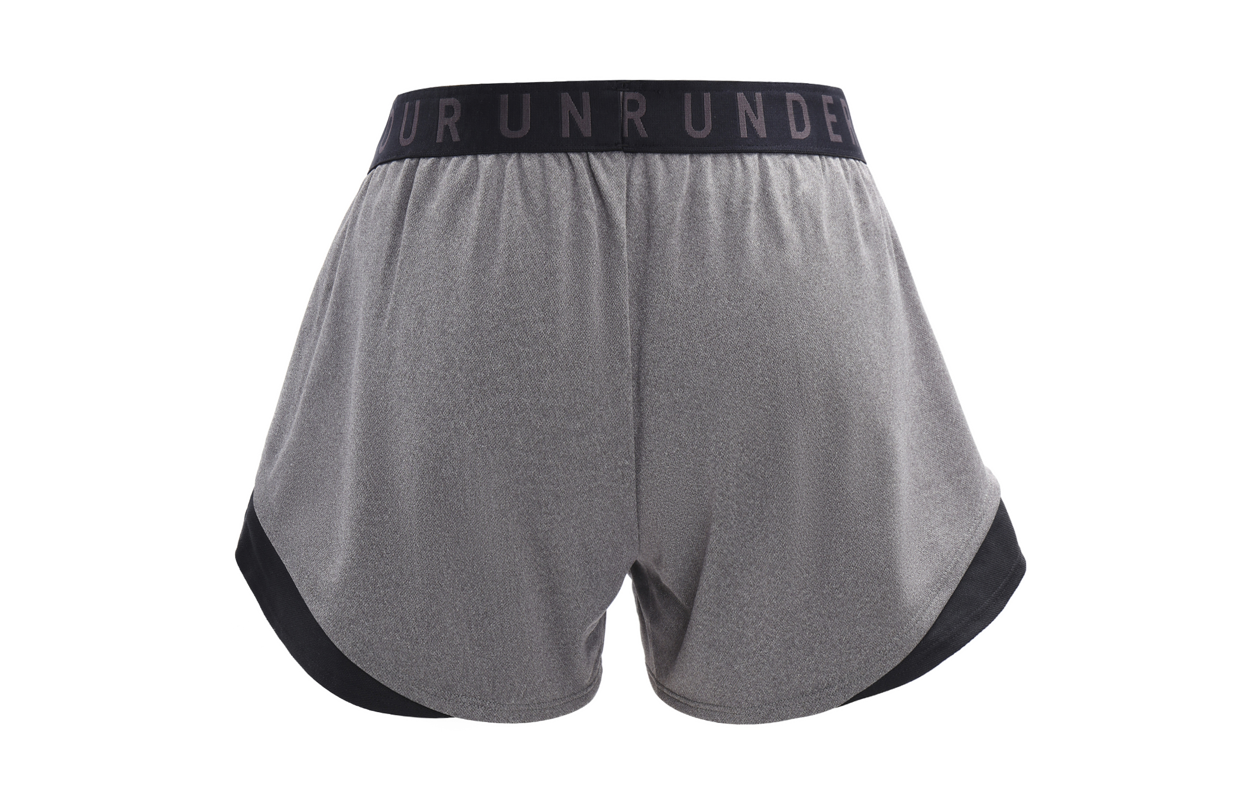 Under Armour Sports Shorts Women’s Gray Moderate Mock Two Piece
