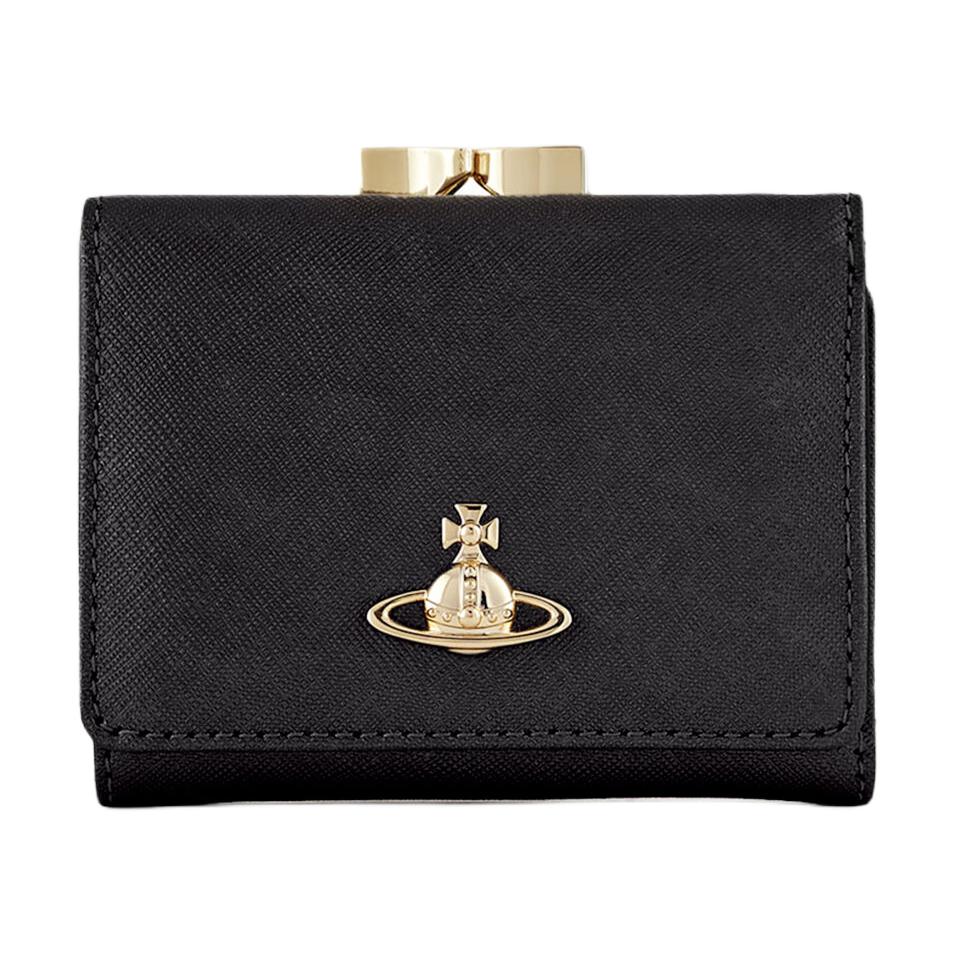 Женский кошелек Vivienne Westwood Logo (черный)