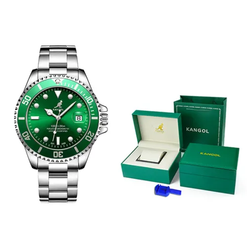 KANGOL Diver Green Water God Automatic Mechanical Movement Stainless Steel Watchband Watch Men's Watches