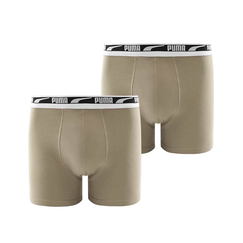 Мужские трусы PUMA Boxer Shorts (бежевые)