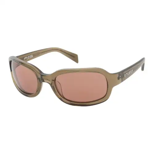 Stussy Acetate Oval Sunglasses Unisex Brown