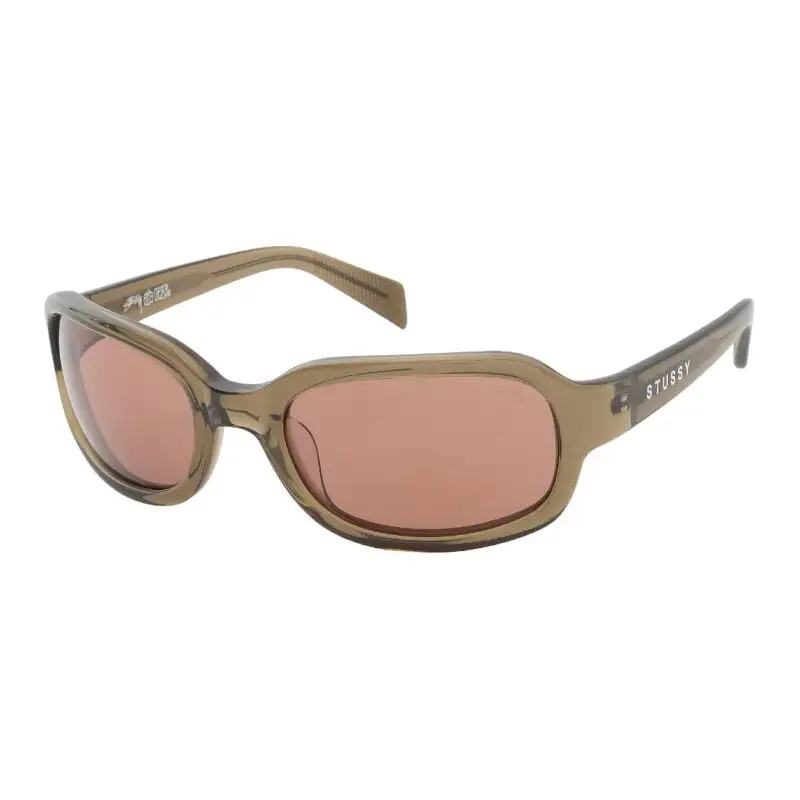 Stussy Acetate Oval Sunglasses Unisex Brown
