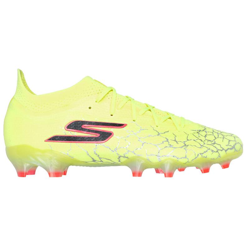 Skechers FG Firm Ground Soccer Shoes Unisex Yellow Black