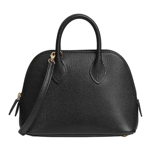 HERMES Bolide Chamkila Goatskin Bowling Bag, Portable Crossbody Bag, Shoulder Bag Mini Women's 89 Noir Black