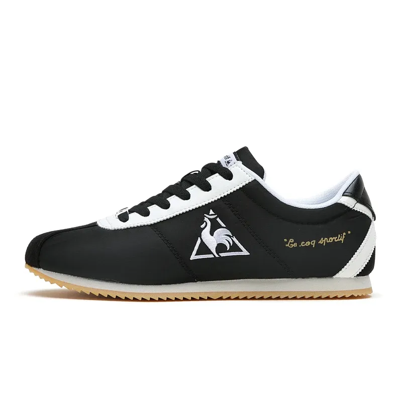Le Coq Sportif Breathable And Lightweight Low top Casual Shoes Unisex Black White