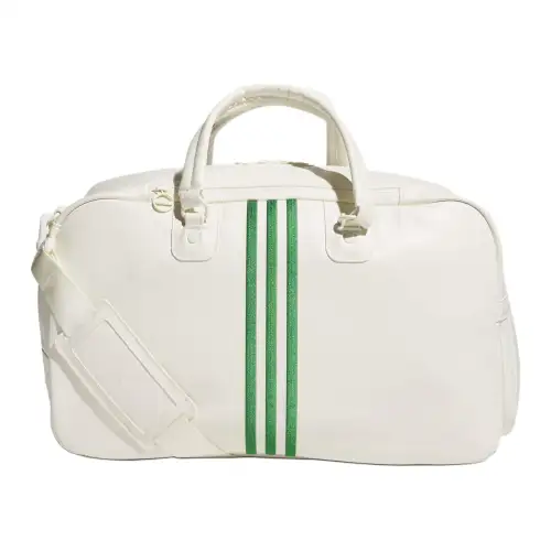 Adidas Polyurethane One Shoulder Handbag Women's Gray White