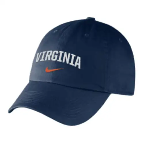 Nike Cotton Baseball Caps Unisex Marine Blue