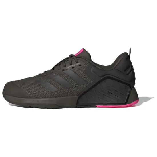 Dropset Adidas 3 'Shadow Olive Lucid Pink'