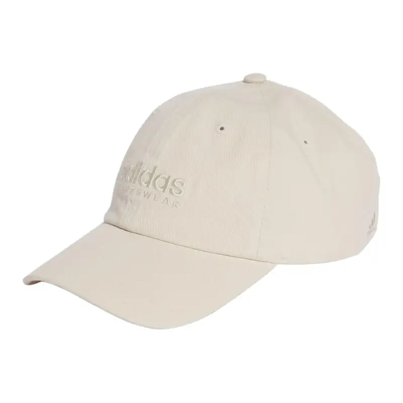 Adidas Cotton Baseball Caps Unisex Beige