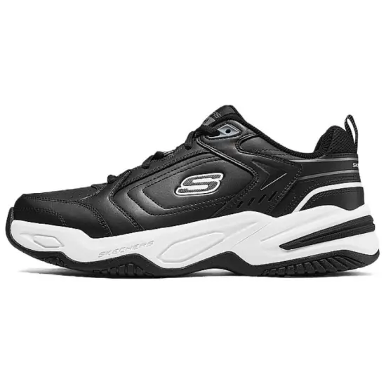 Skechers Sport Casual Shoes Men Low-Top Black White