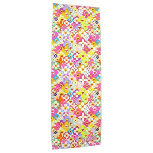 LOUIS VUITTON Cotton Knit Scarves Women's Pink