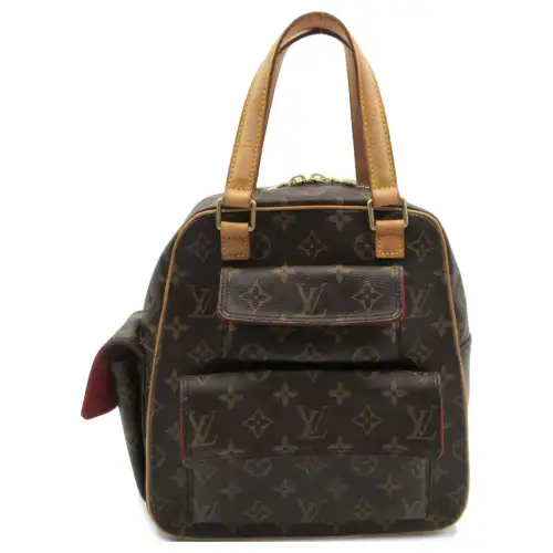 LOUIS VUITTON PVC Handbag Women's Umber