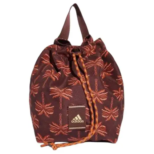 Adidas Polyester Carry Backpack Regular Women's Fox Red