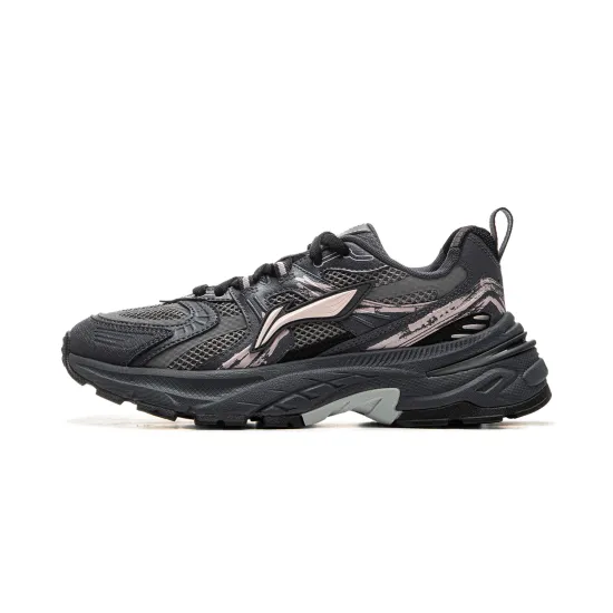 LiNing Beichen 2K Y2K Millennium Style Anti Slip Wear Resistant Low Top Casual Shoes Women's Black