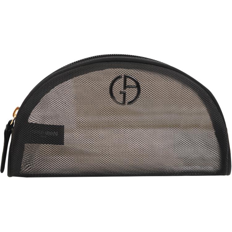 GIORGIO ARMANI Armani, brand handheld black storage bag, 18×10cm