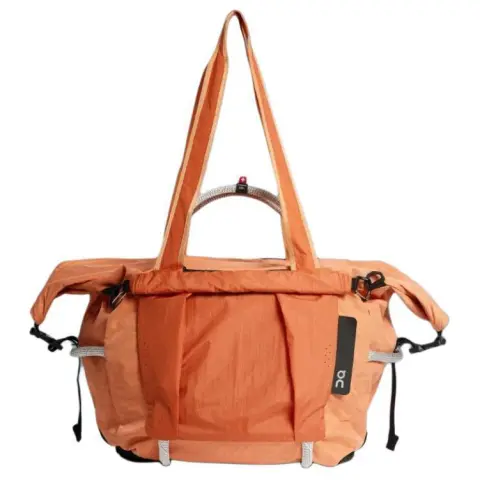 On Recycled Material Handbag, Shoulder Bag Regular Unisex Orange