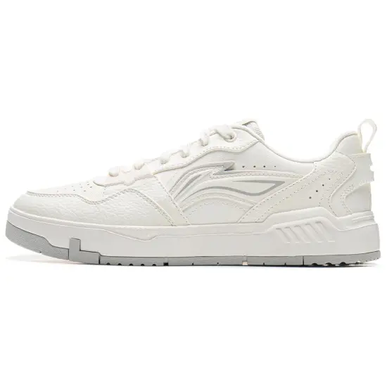 LINING Yuan Chu Skateboard Shoes Men Low-Top Ivory