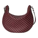 GUCCI Grain Leather Handbag, Shoulder Bag Large Men's Red
