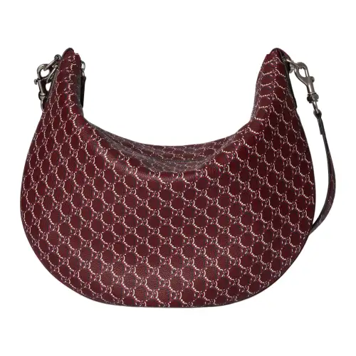 GUCCI Grain Leather Handbag, Shoulder Bag Large Men's Red