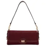GUCCI Canvas Handbag, Shoulder Bag Women's Dark Red