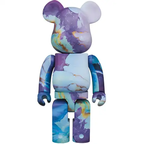 BE@RBRICK 400% Art Series Marble Marble Trendy Doll 28cm