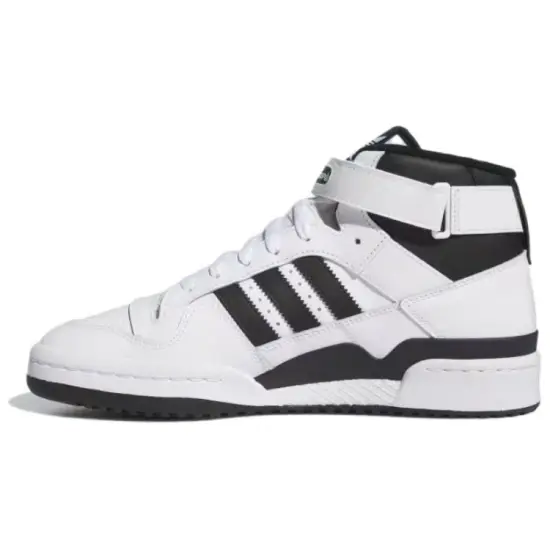 Adidas Originals FORUM Cushioned Slip Resistant High Top Basketball Shoes Unisex White Black