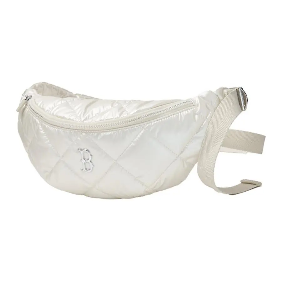 MLB Polyurethane Crossbody Fanny Pack Regular Unisex Cream