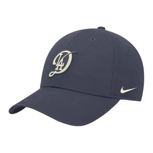 Nike Cotton Baseball Caps Unisex Marine Blue